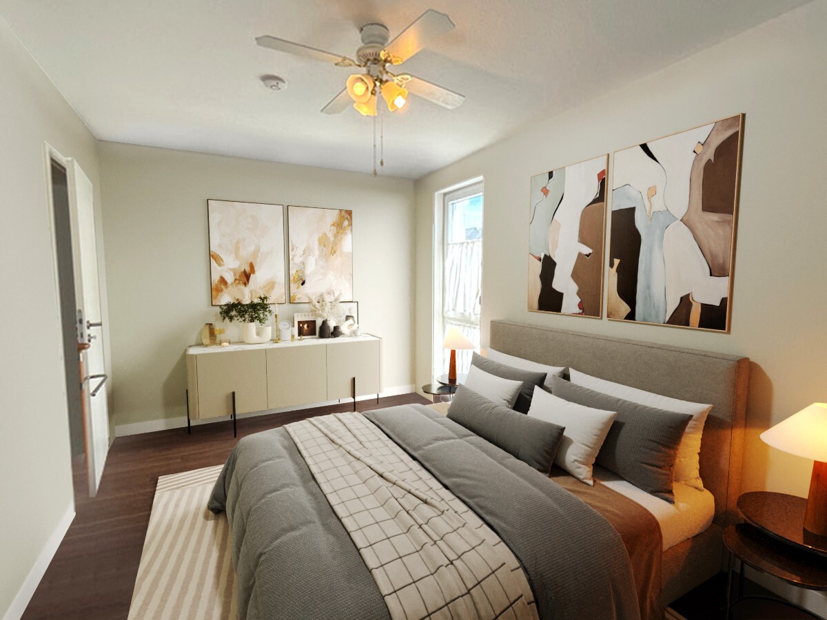 Schlafzimmer illustriert