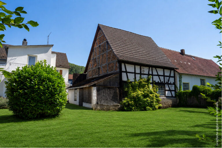 Grasfläche digital mit KI optimiert